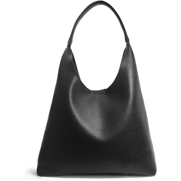 Hobo Bags Soft Vegan Leather Black - Picture 1 of 6